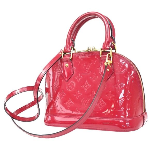 Louis Vuitton Handbags - LOUIS VUITTON Alma BB Shoulder Bag Monogram Vernis Leather PK M91771 24KC168